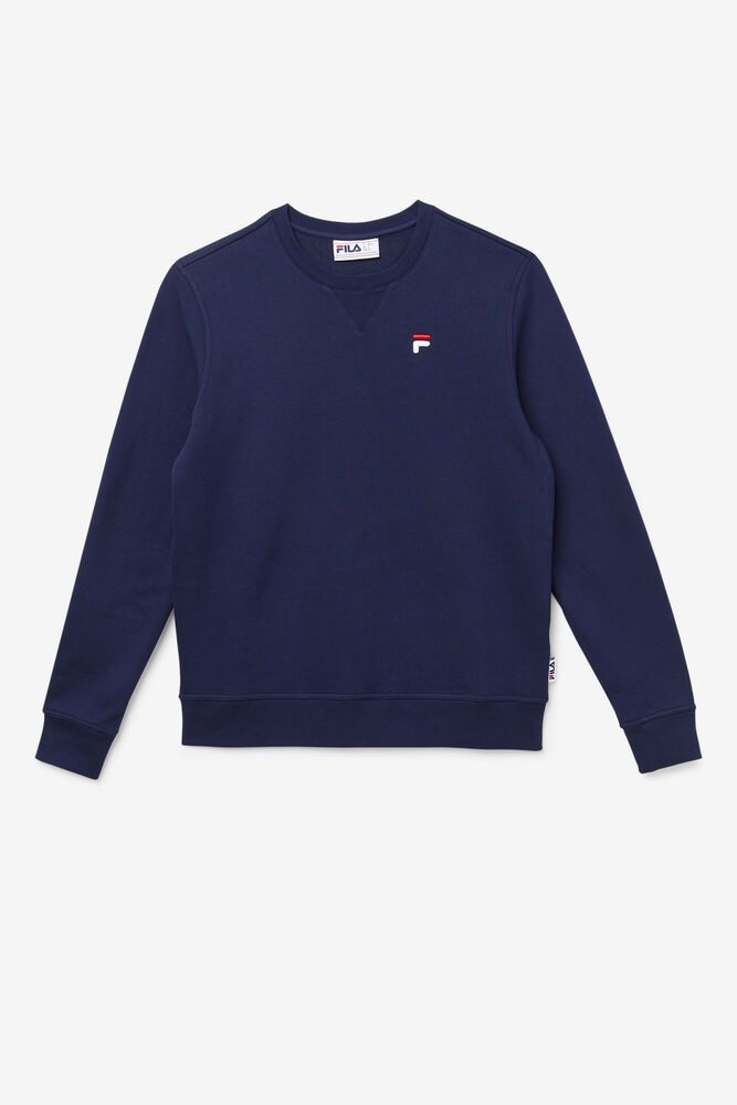 Fila Sweatshirt Herre Mørkeblå Kieve IHO-628710